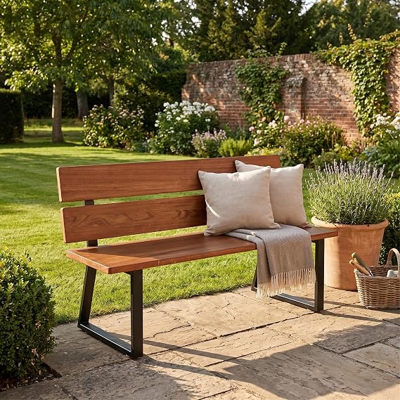 Park Bench Frames, Metal Bench Legs with Backrest Brackets