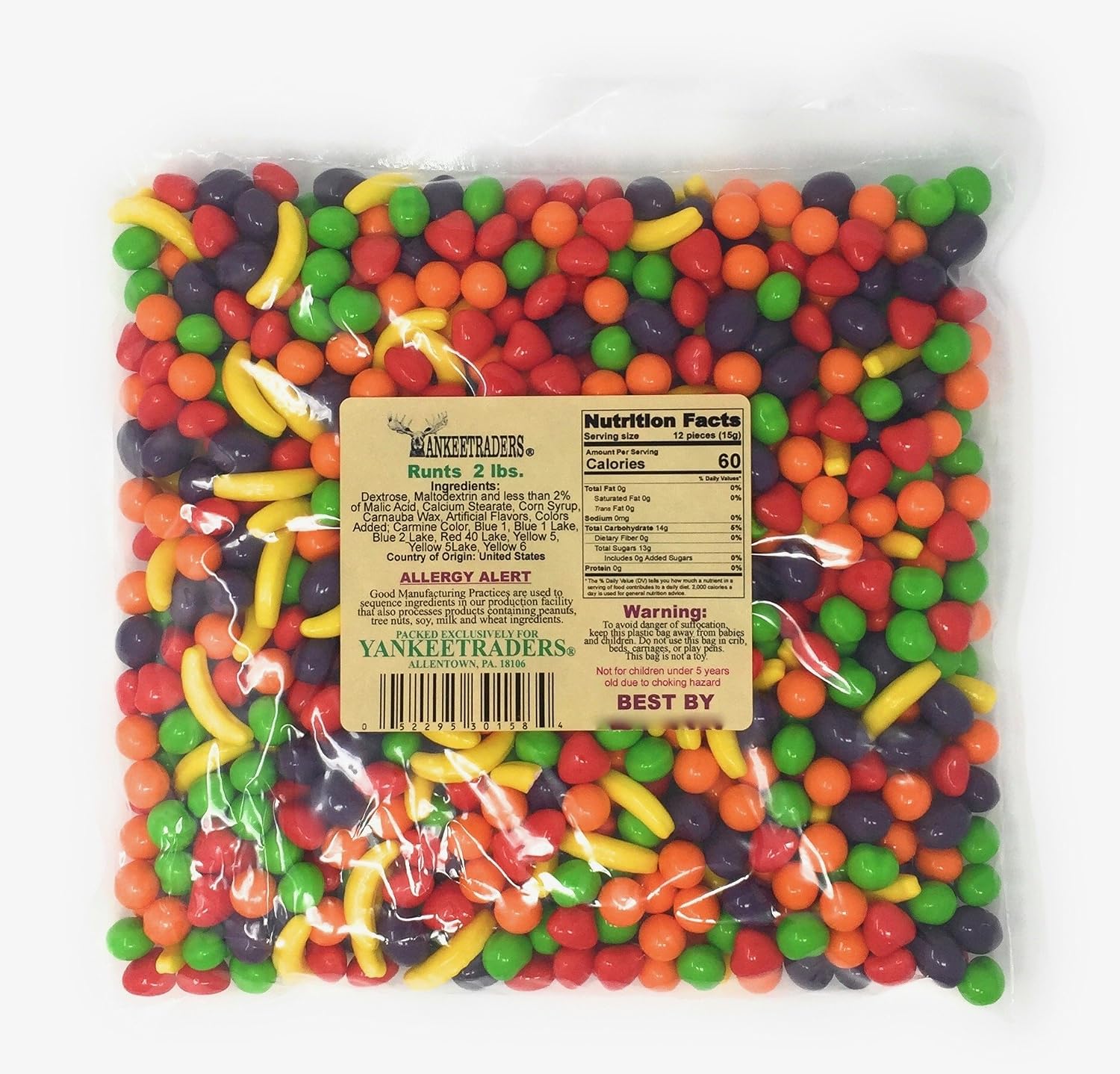 Wonka Classic Candy, Runts, 2 Pound