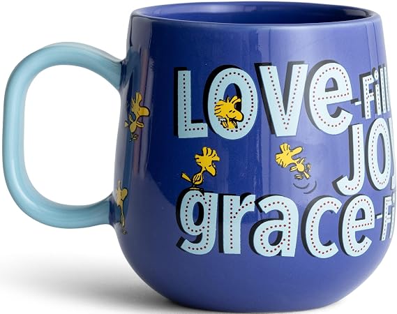 DaySpring - Peanuts - Love Joy Grace - 16oz Ceramic Mug
