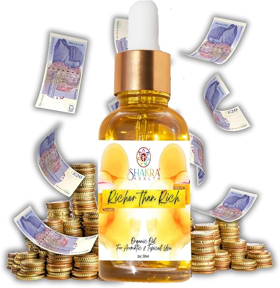 Body Oil & Daily Ritual Moisturising Oil | Manifest Beauty & Luck. Confidence, Money & Success. Pagan Attraction Spells & Invocations. Vegan, Organic, Natural Massage Oil (Riches)