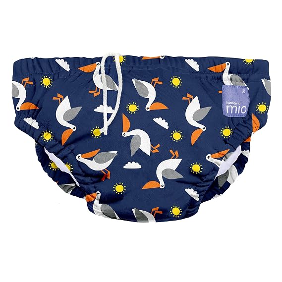 Bambino Mio, Reusable Swim Diaper Baby and Toddler, Pelican Pier, Extra Large (2 Years+)