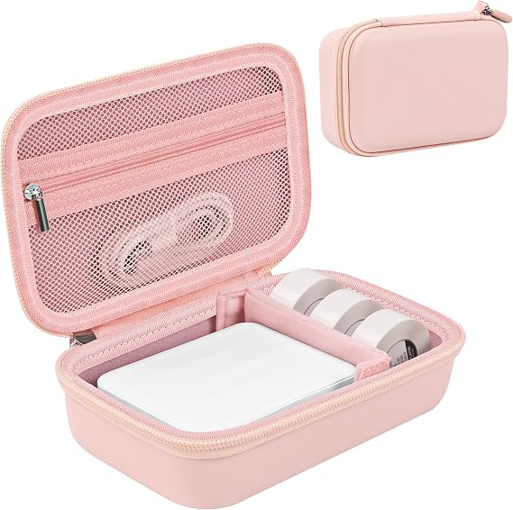 Label Maker Case for Nelko P21/ PM230, Memoking T02, Phomemo D30/M02/M02S