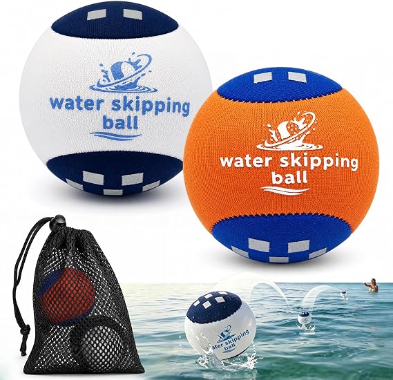 2PCS Bouncing Water Ball,Water Jumping Ball,Beach Balls