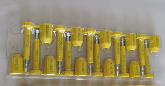Leadseals Bolt Seal for Containers and Cargo High Security Seal ISO:17712 (Pack of 10pcs)