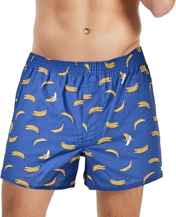 Mens Boxers Premium 100% Cotton Soft Pajama Plaid Sleep Shorts