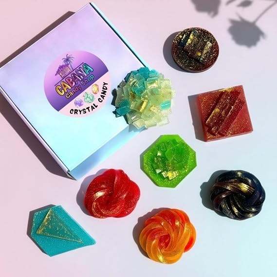 Cabana Candy Shop Crystal Candy - 8 Pieces Variety Box