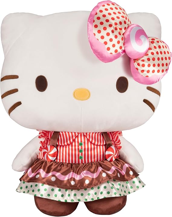 Jazwares Hello Kitty 24-inch Holiday Plush - Officially Licensed Sanrio Product from Ages 6+