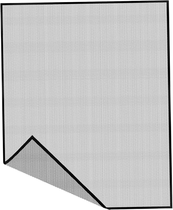 Breathable Fine Mesh Window Screen Self-Adhesive – Replacement Window Screens for Cat and Other Small Pets, 32x39 Inch