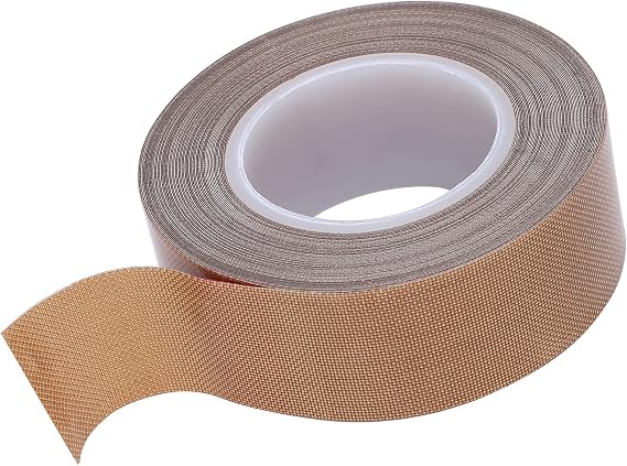 PTFE Teflon Tape High Heat Teflon Adhesive Tape, High Temperature Teflon Tape for Vacuum, Sealing Insulating Thermal Tool for Vacuum Sealer Machine (0.25in x 13mm x10m)(Width 13mm)