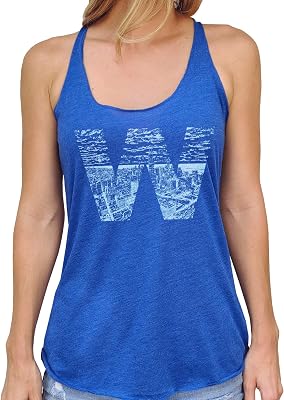 Hand-Drawn W Skyline Tank Top