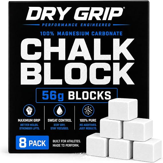 Magnesium Carbonate Chalk Blocks Gym Chalk - Case of 8 Blocks 