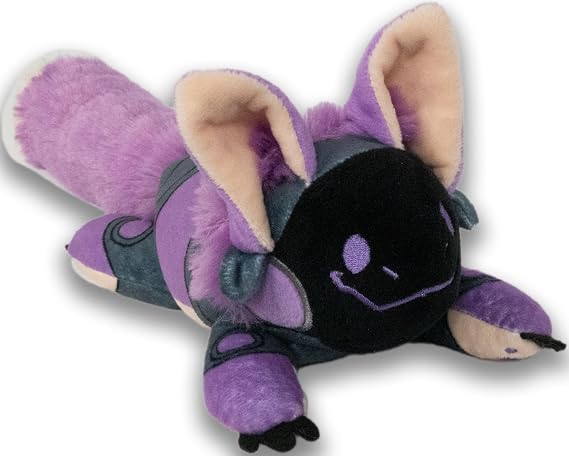 Boss Monsta Protobean V3 Plushie Purple | Soft & Squishy Collectible Plush Toy | Adorable Robot Bean Plush for Snuggles & Display