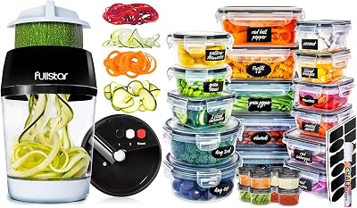 fullstar Spiralizer 4 in 1  50 Pack Food Container