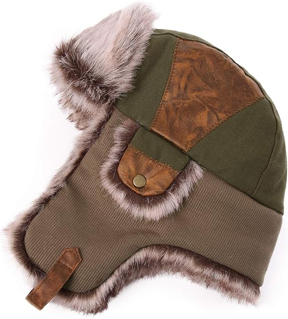 Comhats Winter Trapper Hat for Men with Ear Flaps, Cold Weather