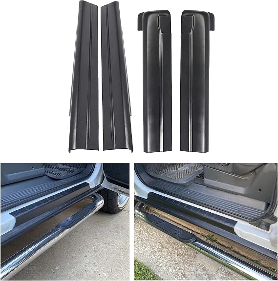 ECOTRIC Rocker Panel Guard Compatible with 1999-2007 Silverado/GMC Sierra
