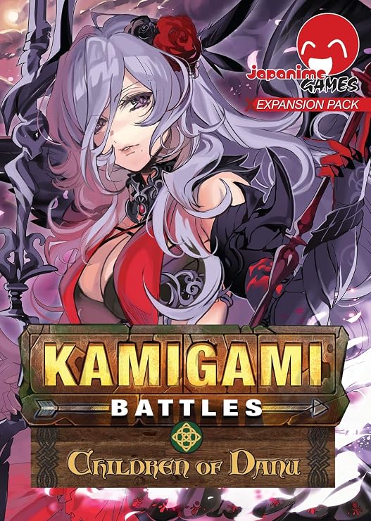 Japanime Games Kamigami Battles: Children of Danu | Pick Your Favorite God/Goddess and Fight for Your Favorite Pantheon | Deck-Building Card Game | 2-6 Players | Age 12+ | 45 min Play Time