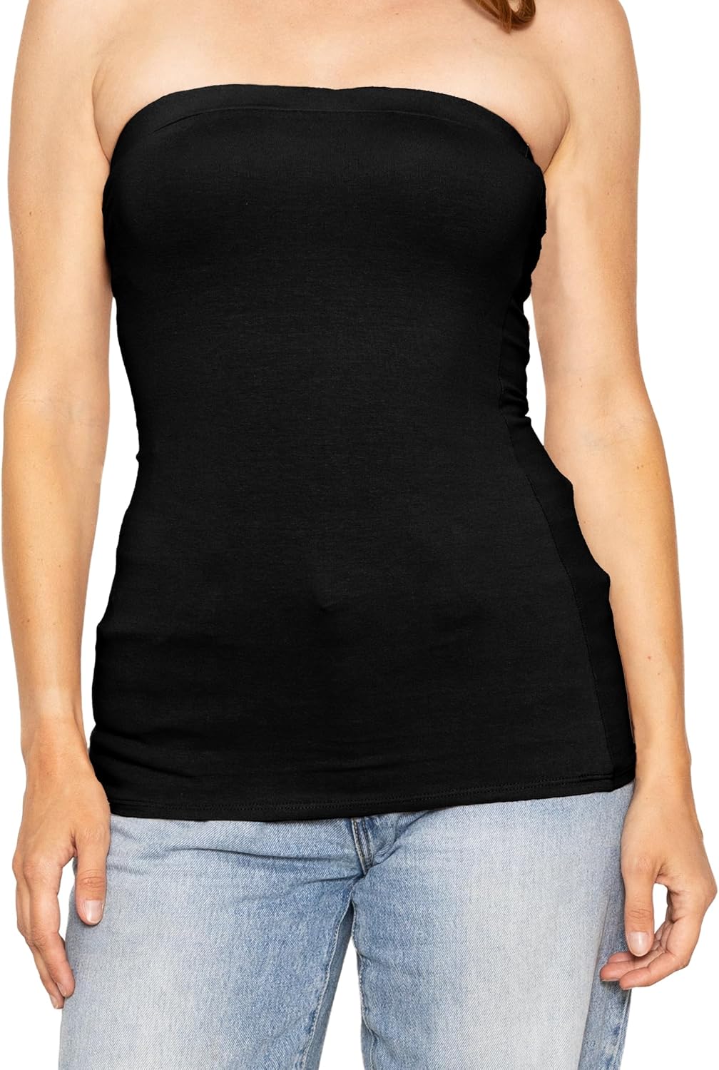 STRETCH IS COMFORT Womens & Plus Mid and Long Length Tube Top | X Small - 5X