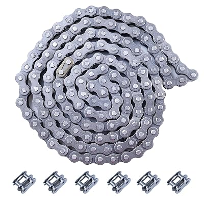 35 Drive Chain 140 Links for Motovox MBX10 MBX11 Baja Doodle Bug DB30 Blitz Racer Coleman CT100U CC100X CK100 SK100 Mega Moto MM-B80 TrailMaster RT100 Mini Bike Go Kart Heavy Duty Parts