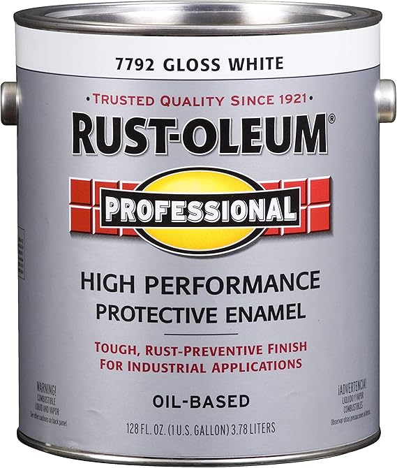 1 gal Rust-Oleum 7792402 Professional White Oil-Based High Performance Protective Enamel