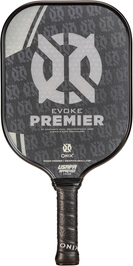 Onix Evoke Premier Professional Tournament Pickleball Paddle Composite Face Impact Paddle Shape