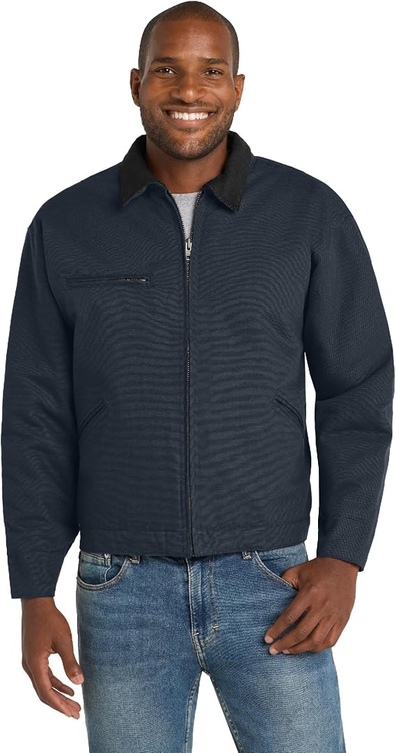 CornerStone Unisex Duck Cloth Work Jacket | Zip Up Outerwear for Men & Women, Durable Construction, Multiple Pockets