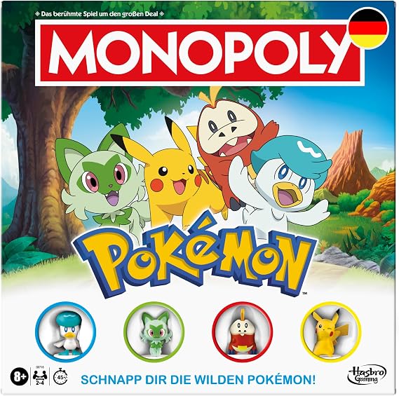 Monopoly Pokemon Edition Board Game - German Version