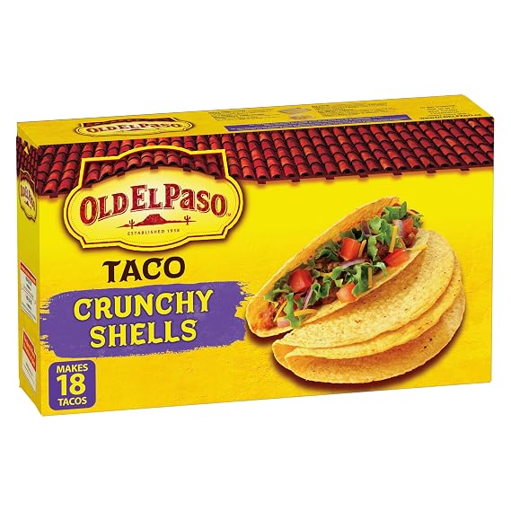 Old El Paso Gluten Free Taco Crunchy Shells (18pk) 191g/6.7 oz {Imported from Canada}