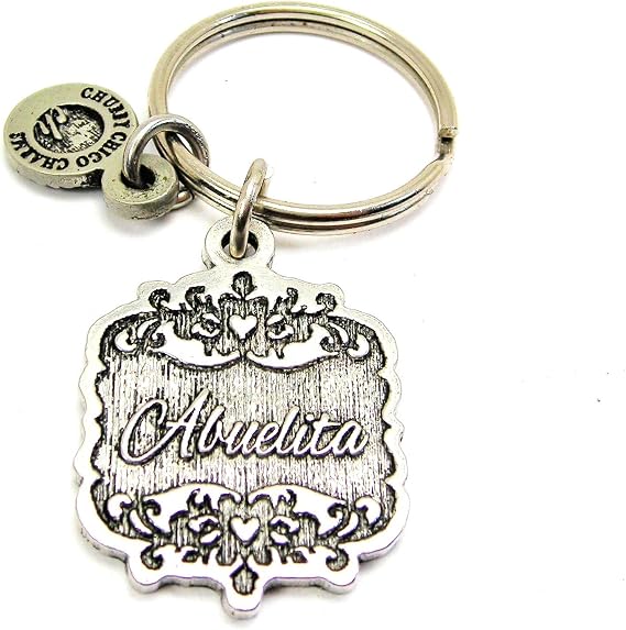 ChubbyChicoCharms Abuelita Victorian Scroll Key Chain