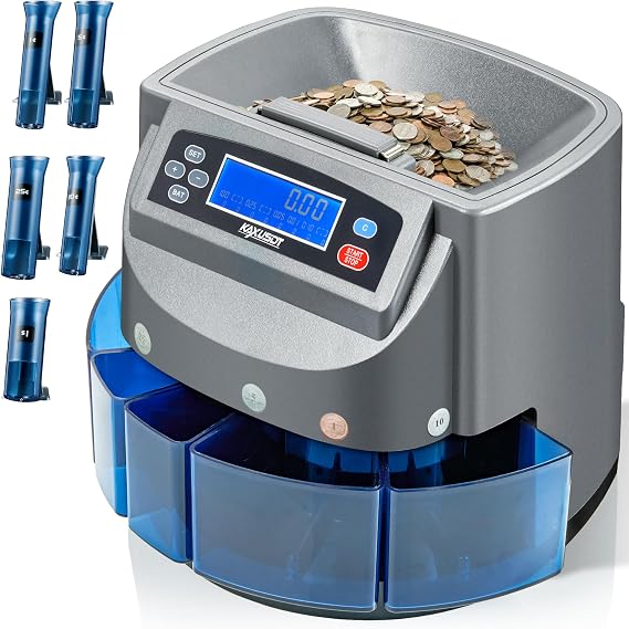 Professional USD Coin Counter Coin Sorter Wrapper Machine