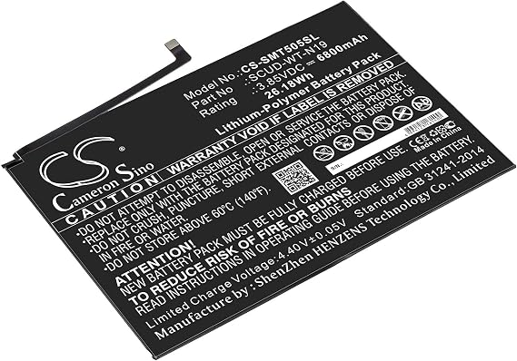 FITHOOD Battery Replacement for Samsung Galaxy Tab A7 10.4 2020 SM-T500 SM-T505 SCUD-WT-N19 (6800mAh/3.85V)