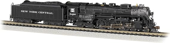 Bachmann Trains 4-6-4 Hudson DCC Sound Locomotive New York Central N Scale | Steam Locomotive, DCC Econami Sound Value Equipped, Highly Detailed, Metal Wheels and E-Z Mate Couplers, 53653