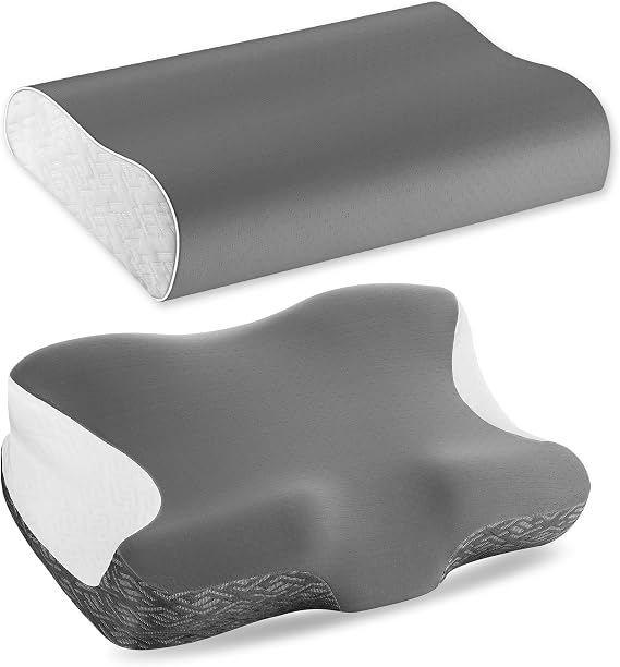 Elviros Cervical Neck Pillow for Neck Pain Relief