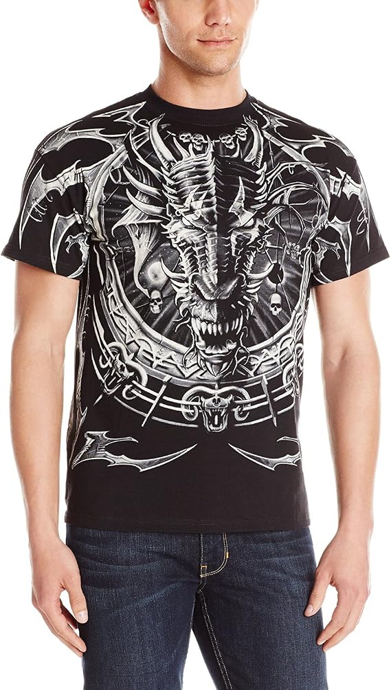 Liquid Blue Men's Dragon Catcher T-Shirt