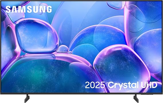 Samsung Smart TV 55'' U7000F Crystal UHD 4K TV, Crystal Processor 4K, Object Tracking Sound Lite, Endless Free Content, Gaming Hub, Knox Security, Metal Stream Design [2025]