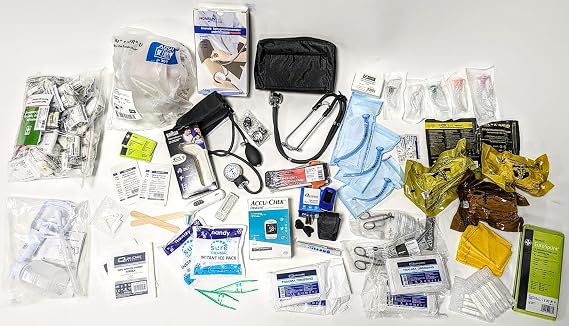 Level 4 First Response Emergency Care Enhanced Kit with Bag