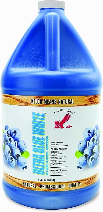 Kelco 50:1 Ultra Blue White Shampoo Gallon (KE300100)