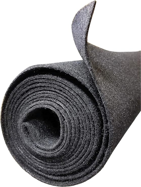 Polymat Quality 3ft X 48" Wide Charcoal Speaker Box Carpet Sub Box Polymat Carpet Truck Car Trunk Liner, Dash Cover, Interior Headliner Automotive Carpet