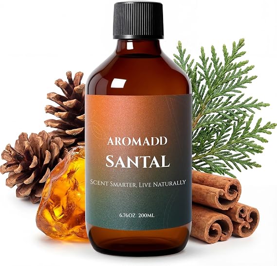 Aromadd Santal Diffuser Oil Inspired by Luxury Hotel Scent, 200 mL