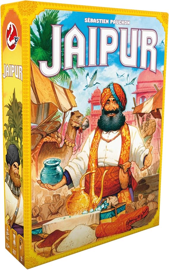 Asmodee Jaipur 2-Player Trading Card Strategy Game, Ages 10+