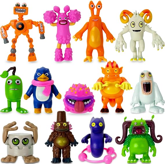 13Pcs My Singing Monsters Toys My Singing Monsters Figures Cute Monsters Figurines for Party Decorations for Kids Fans