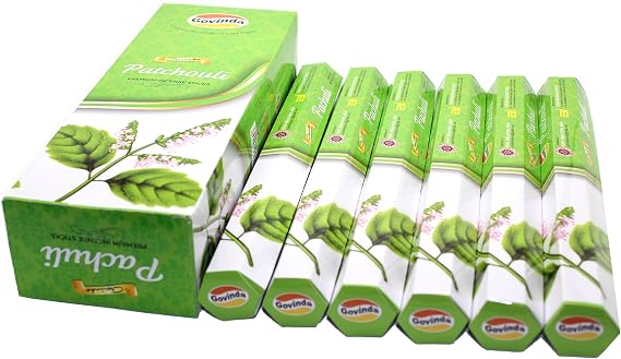 Govinda Incense - Aqua Fresh - 120 Incense Sticks, Premium Incense, Masala Coated