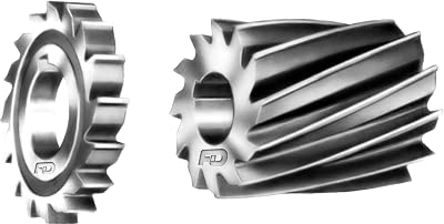 F&D Tool Company 10553-A184 Plain Milling Cutter, Light Duty, High Speed Steel, 4 Diameter, 58 Width of Face, 1.25 Hole Size