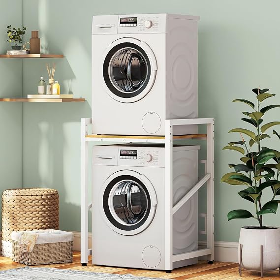 Drum Washing Machine Storage Rack,400KG Load Height Adjustable Dryer Stand
