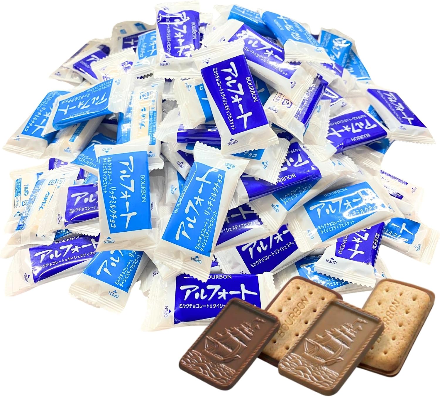 K-Bright Bourbon Alffort Milk Chocolate & Rich Milk Chocolate, Large Capacity 775g, Commercial Use, Assorted Set, Individually Wrapped, Valentines Day, Halloween, Assorted Set K-Bright Handkerchief