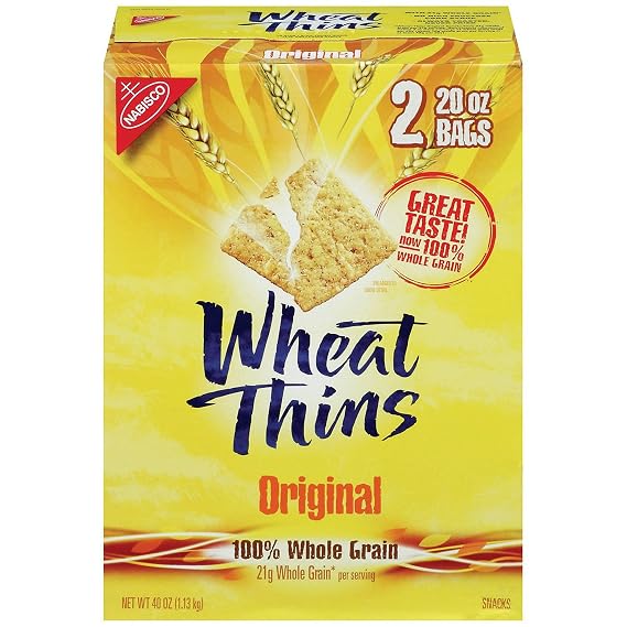 Nabisco Wheat Thins Original Crackers - 20 oz. - 4 ct.