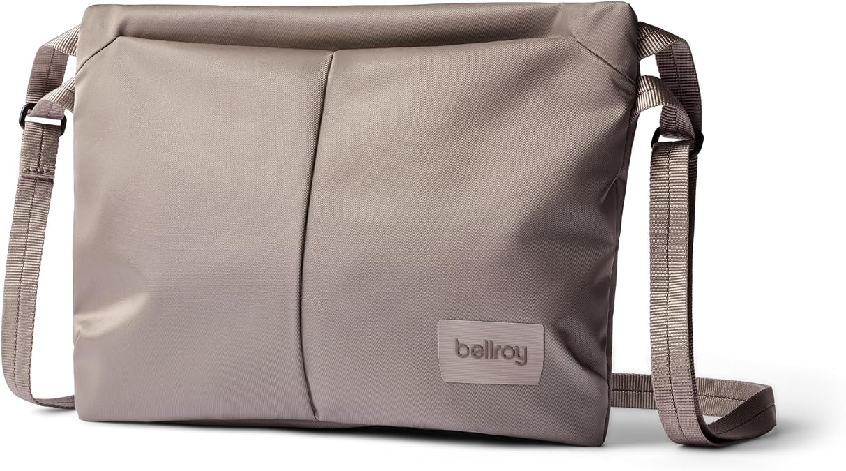 Bellroy Laneway Sacoche (versatile crossbody bag/side bag that sits flat, slimline travel pouch for passports)