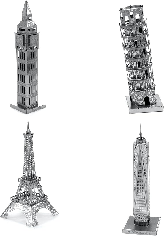 Metal Earth 3D Laser Cut Model - 4 Landmarks Set