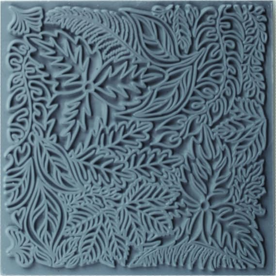 CERNIT CE95022C - Texture Plates for Modelling Clay - Creative Support in Rubber, Polymer Clay - Sheet Effects and reliefs - Format 9x9 cm - Creative - DIY