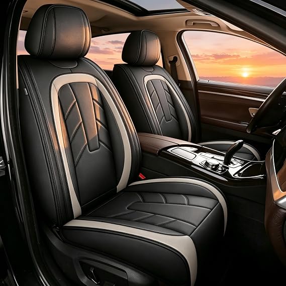 IKABEVEM Full Set Car Seat Covers Fit for BMW X1/X2/X3 2013-2020