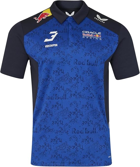 Castore Red Bull Racing F1 Men's 2026 Max Verstappen Team Polo Shirt